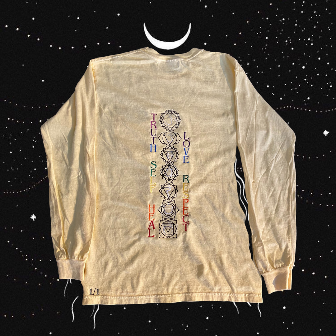 Long sleeve shirt titled "Inner Awakening" by Unapologetic Youth, featuring a stylish design on the front.