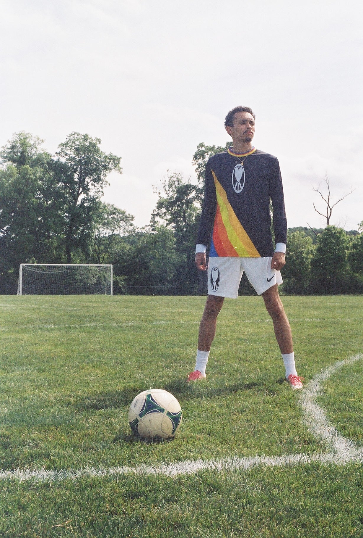 Unapologetic Youth UYFC Away jersey featuring team logo and design, navy blue color with white accents, front view.