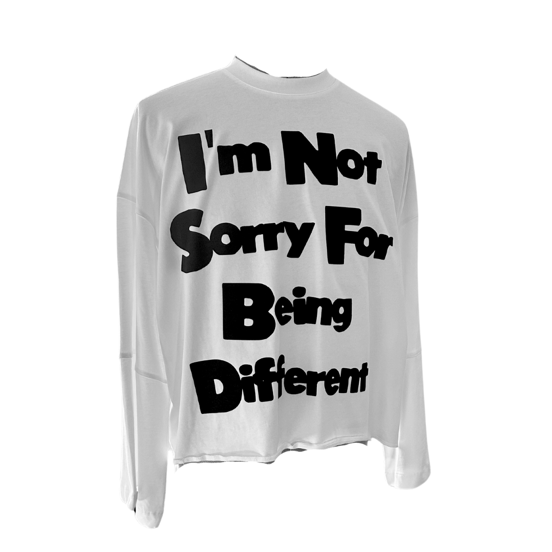 Unapologetic Youth flared long sleeve shirt with fitted bodice and flared sleeves, stylish and comfortable for casual wear.