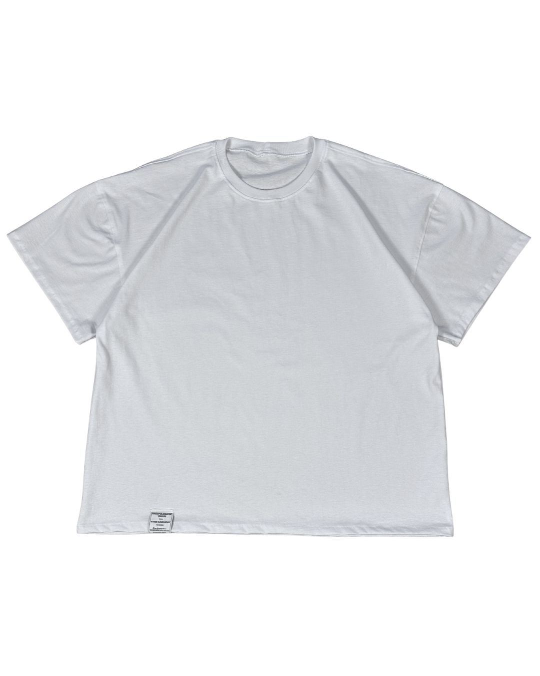 Unapologetic Youth Signature Tee, casual black T-shirt with logo print, comfortable cotton fabric, front view.