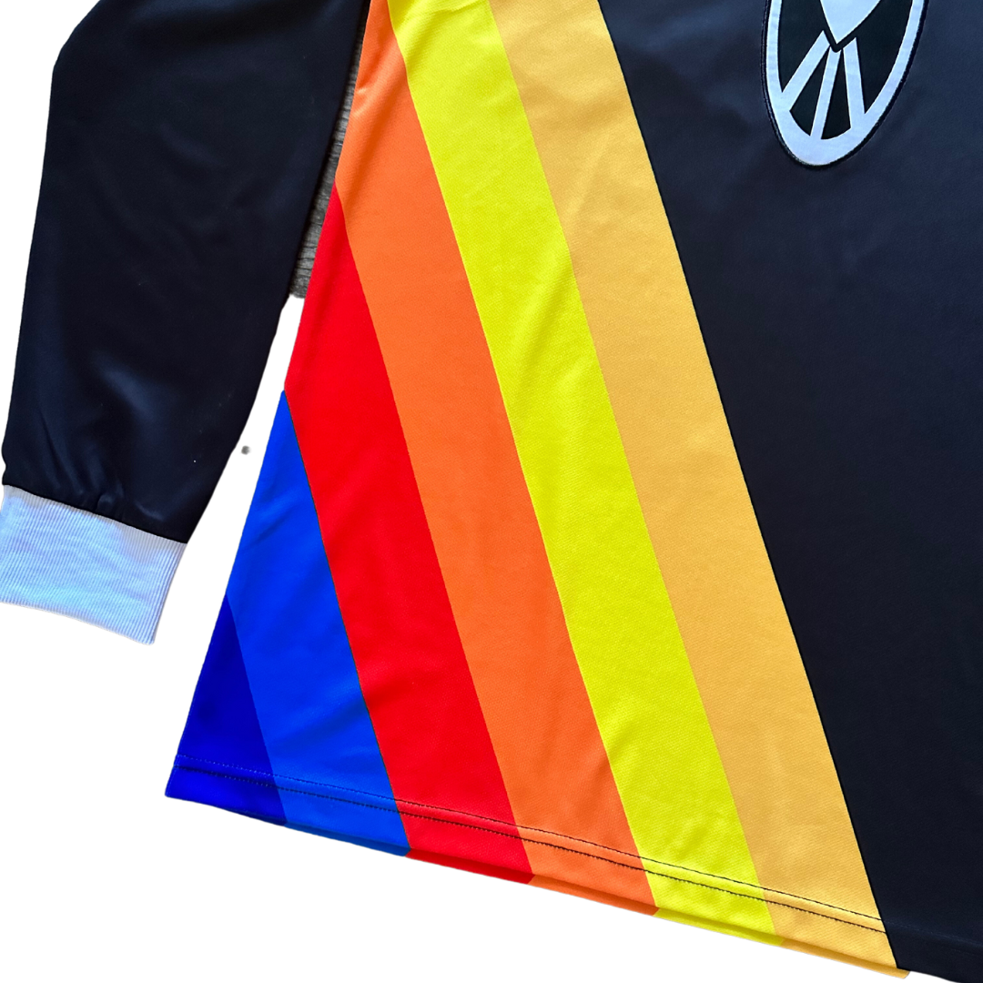 Unapologetic Youth UYFC Away jersey featuring bold team logo and design on lightweight fabric, displayed flat against a white background.