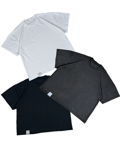 Unapologetic Youth Signature Tee, a stylish black T-shirt with bold white logo print on front, casual and comfortable.