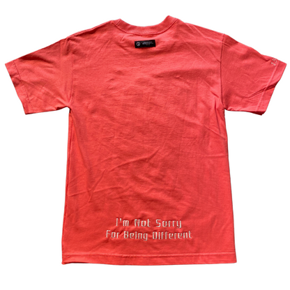 Small Unapologetic Youth T-Shirt in black with logo print, soft cotton fabric and casual fit for everyday wear.