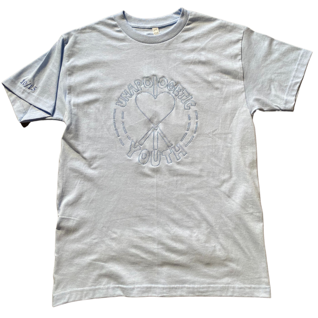 Medium Unapologetic Youth T-Shirt with bold graphic design, casual fit, and soft cotton fabric.
