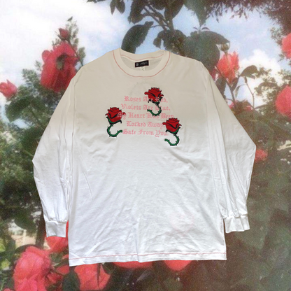 Unapologetic Youth Safe Place v2 long sleeve shirt in black, featuring a minimalist design on the front.