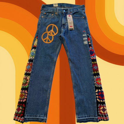 Unapologetic Youth Groovy 30x30 jeans, front view showing classic denim style and fit.