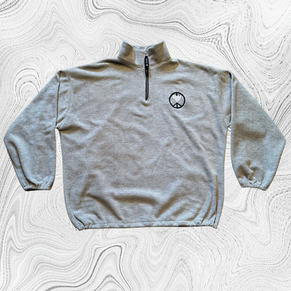 Unapologetic Youth fleece jacket in black, showing the front view with a cozy, soft texture and casual fit.