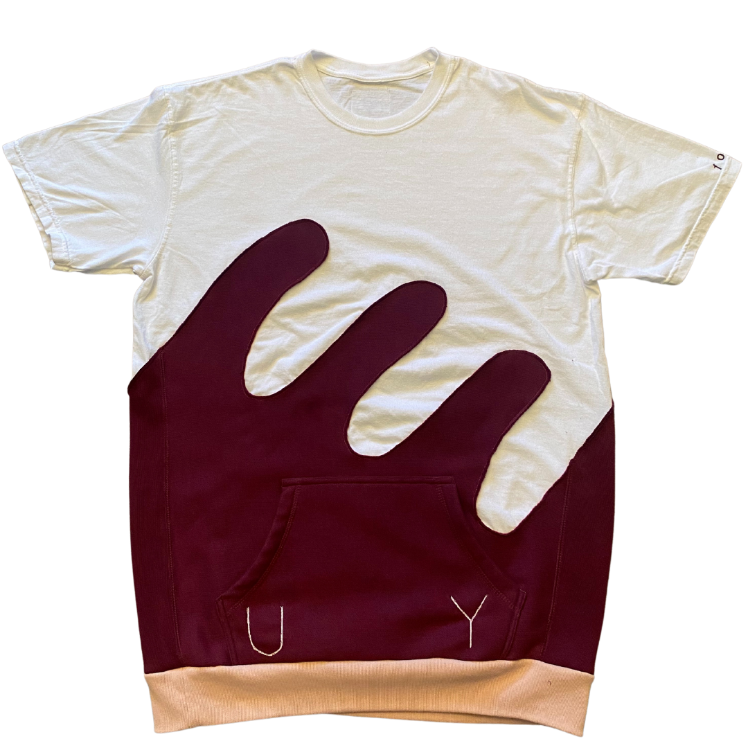 Unapologetic Youth Waves T-Shirt featuring a vibrant wave graphic on a casual cotton shirt, front view.