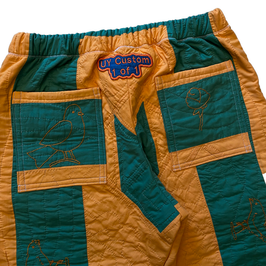 Unapologetic Youth Springtime small/medium sweatpants in soft fabric with relaxed fit and elastic waistband.