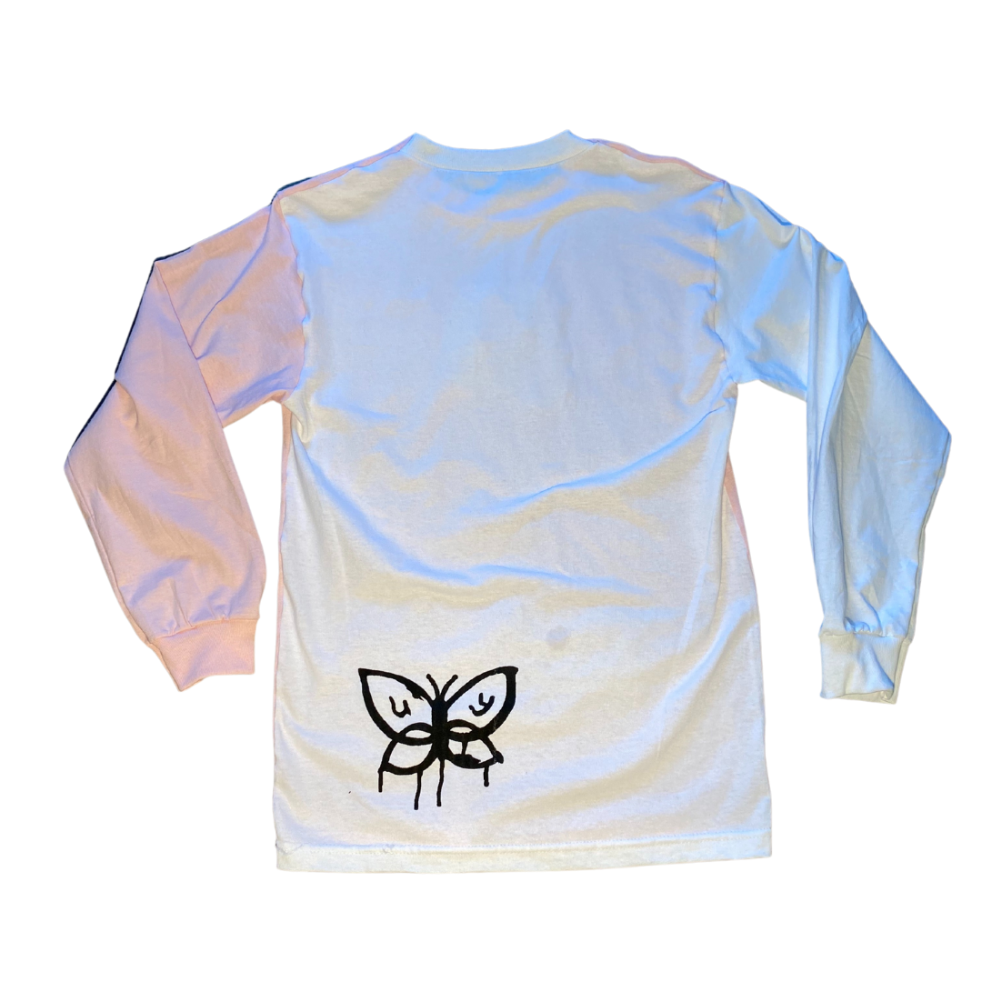 Black long sleeve shirt by Unapologetic Youth, featuring a comfortable fit and casual style, shown on a plain background.