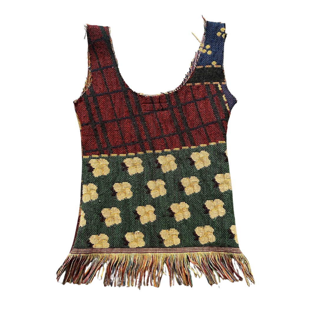 Flower Girl tank top by Unapologetic Youth featuring a colorful floral design on a casual sleeveless shirt.
