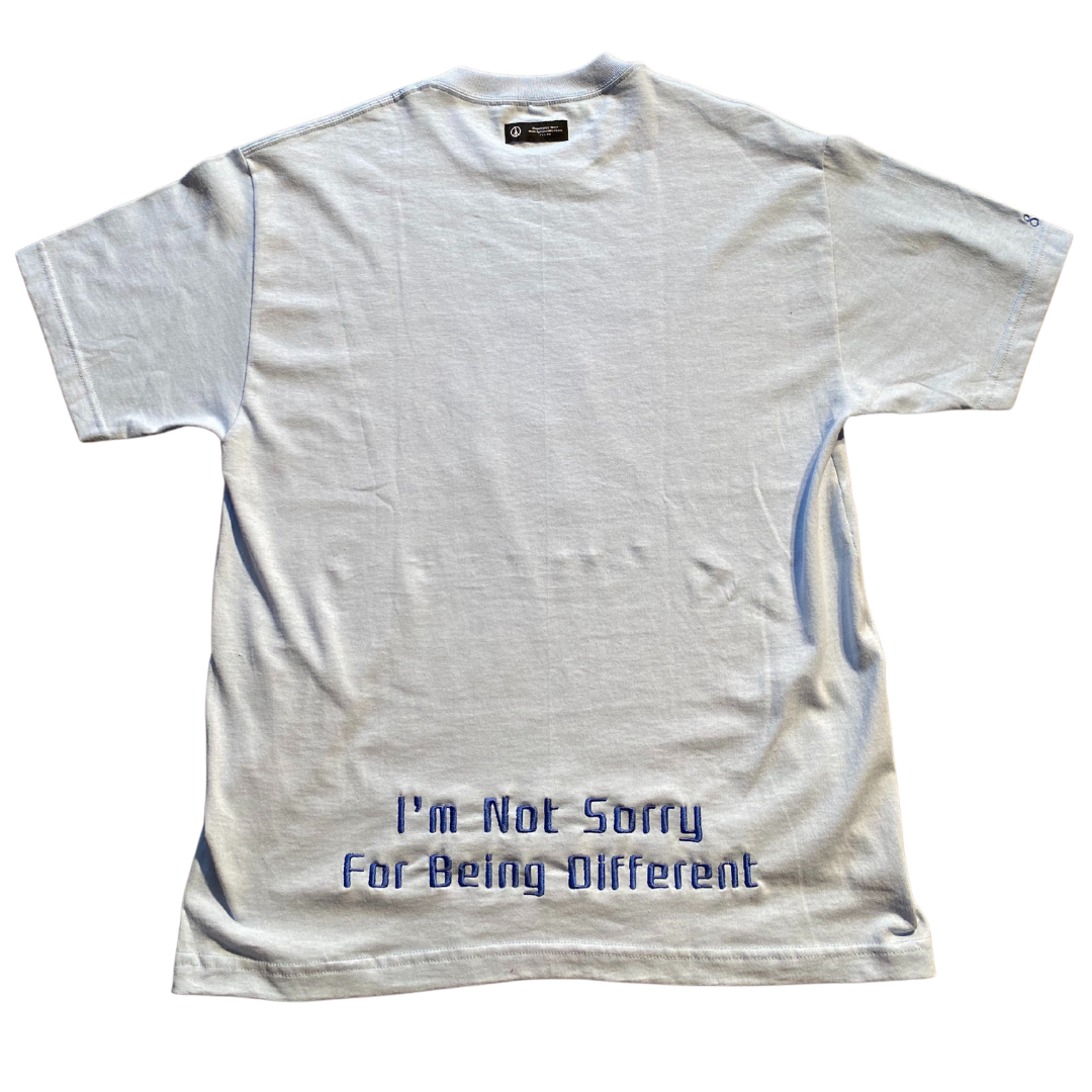 Large Unapologetic Youth T-Shirt in black with bold graphic print, casual fit, and comfortable cotton fabric.