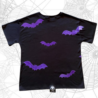 Unapologetic Youth Spooky V2 T-shirt featuring spooky graphic design on black fabric, casual fit for everyday wear.
