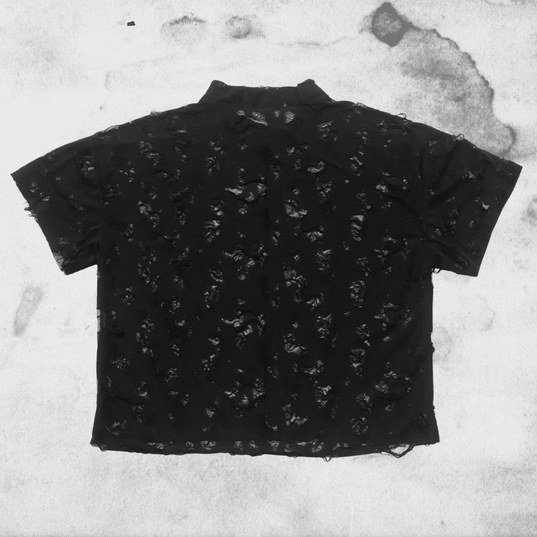 Unapologetic Youth Spooky V1 T-shirt featuring spooky graphic design on black fabric, casual fit, front view.