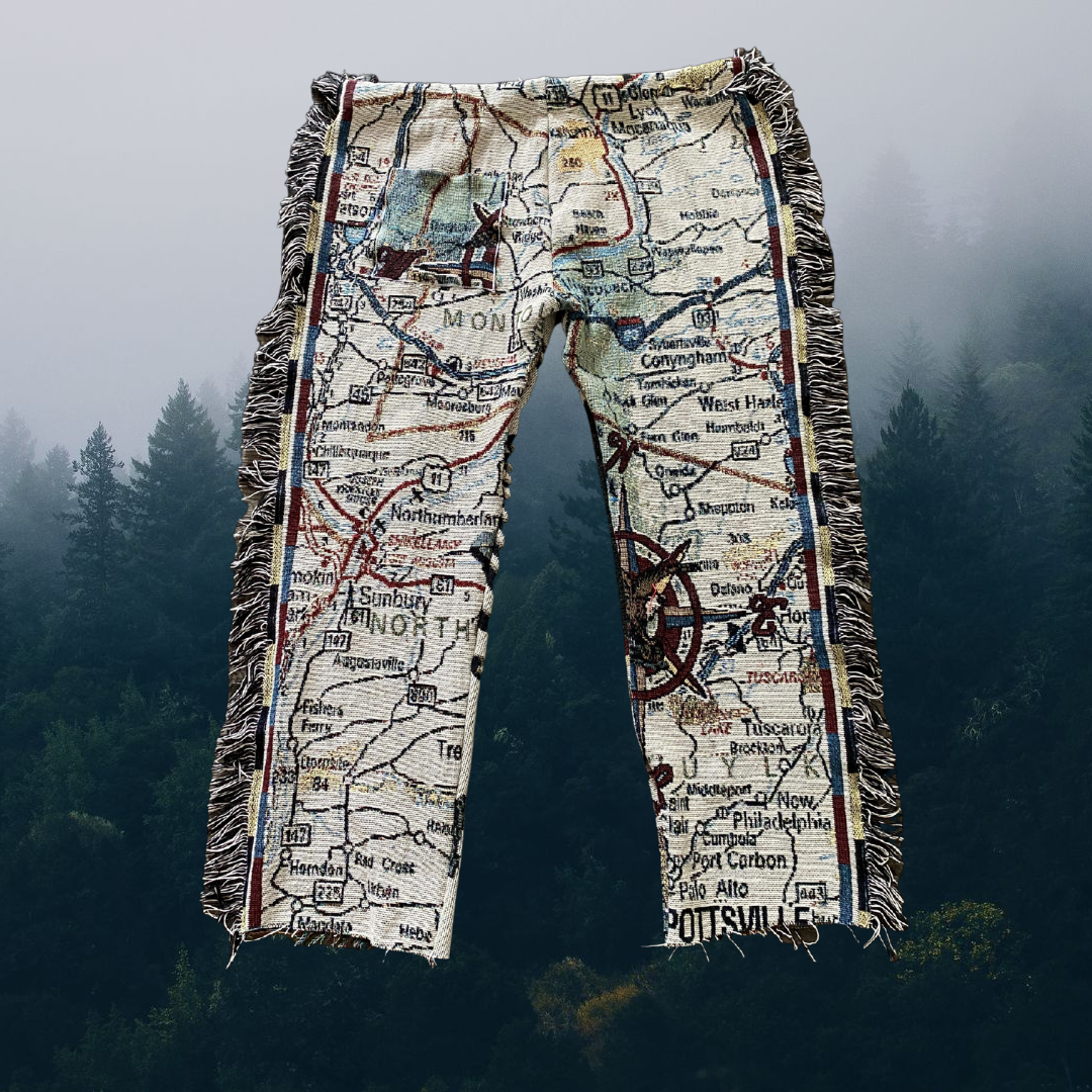 Unapologetic Youth woven pants featuring a Yuengling beer logo design, casual style with a comfortable fit.