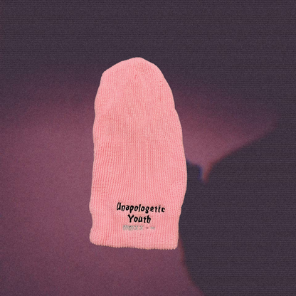 Unapologetic Youth Lick Hitter ski mask in black, featuring a snug fit and full face coverage for cold weather protection.