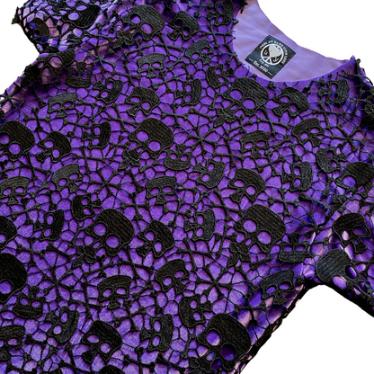 Unapologetic Youth Spooky V2 T-shirt with Halloween-themed design in black and orange colors, displayed on a plain background.