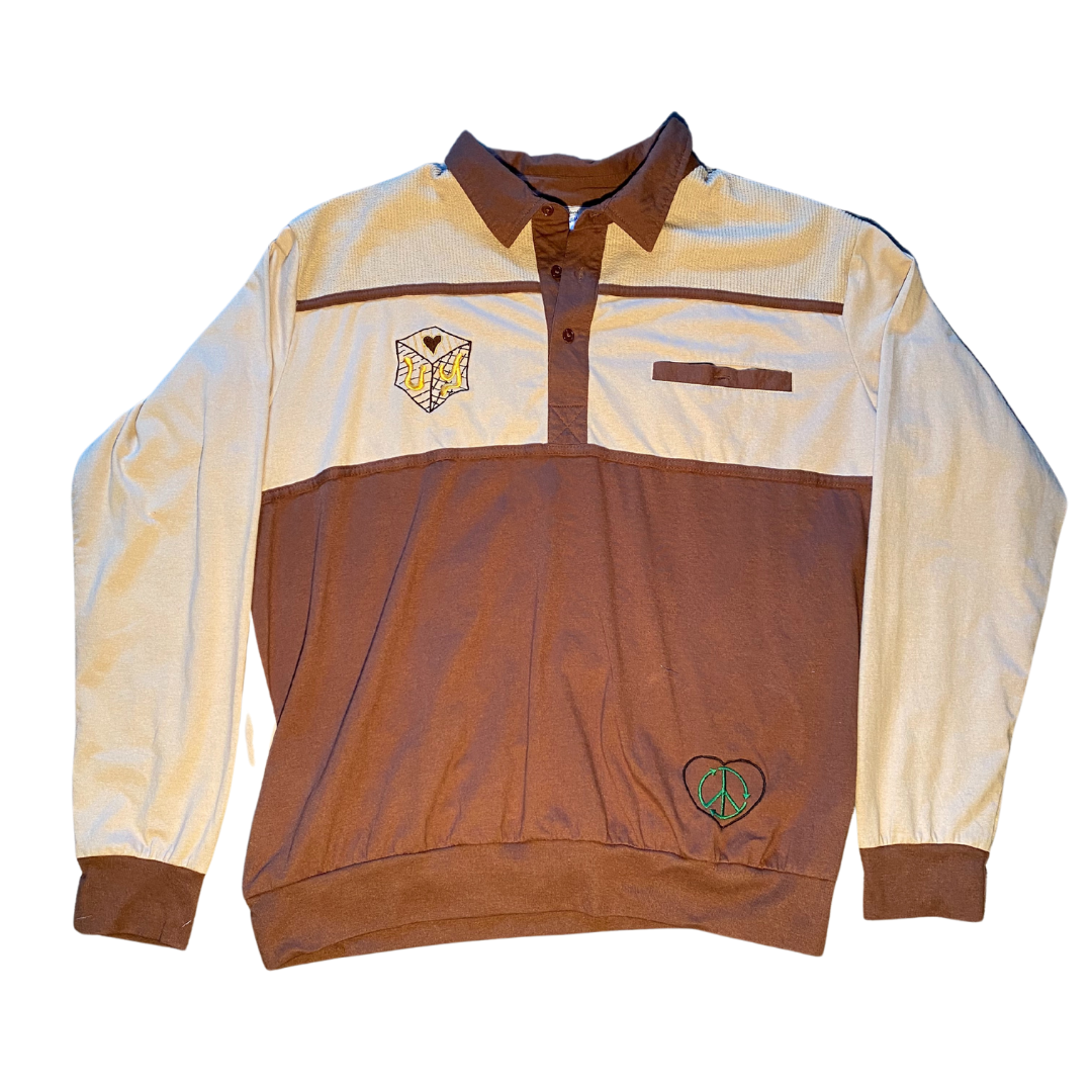 Unapologetic Youth collar shirt featuring a classic design with a button-up front and collar, shown in the product image.