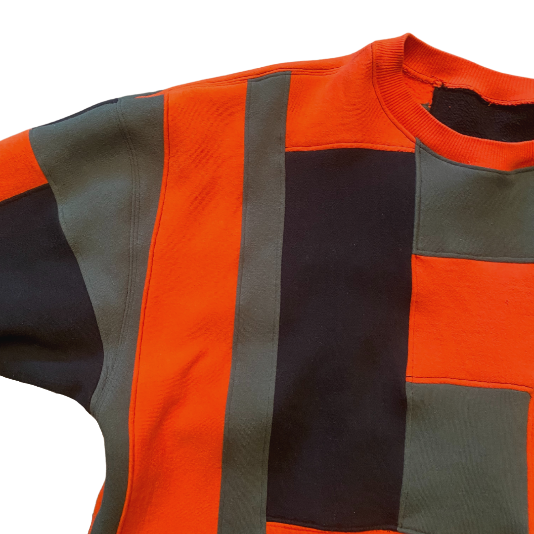 Unapologetic Youth Spooky v2 crewneck sweatshirt with dark design, featuring spooky-themed graphics on soft fabric.