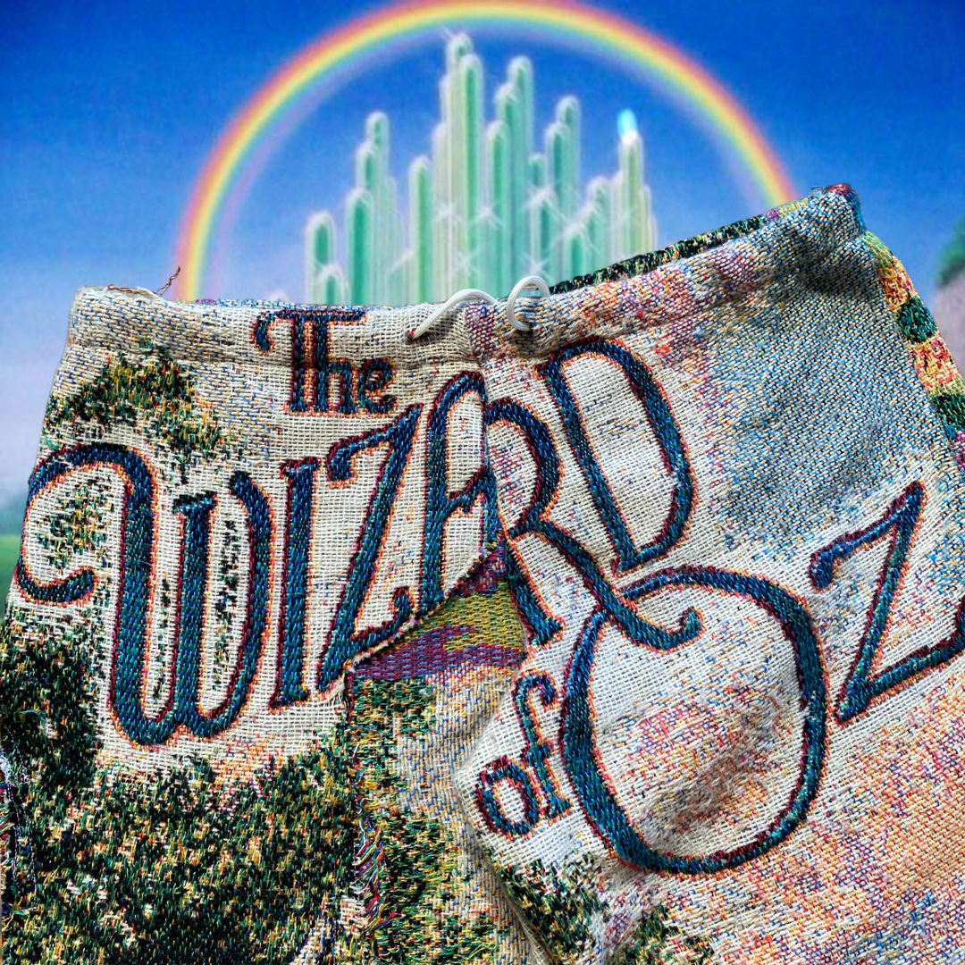 Unapologetic Youth Wonderful Wizard woven pants with intricate patterns, lightweight fabric, and comfortable fit.
