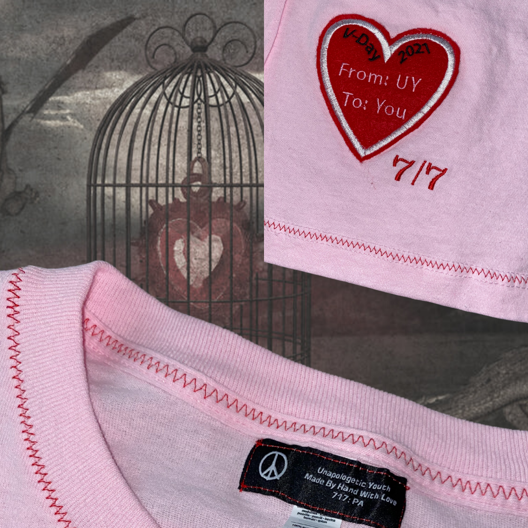 Unapologetic Youth long sleeve "Safe Place" shirt featuring bold text design on soft fabric.
