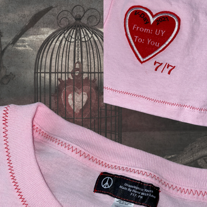 Unapologetic Youth long sleeve "Safe Place" shirt featuring bold text design on soft fabric.