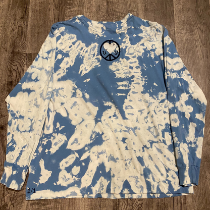 Blue long sleeve shirt from Unapologetic Youth x Polo titled Blue Stallion, featuring a comfortable fit and stylish design.