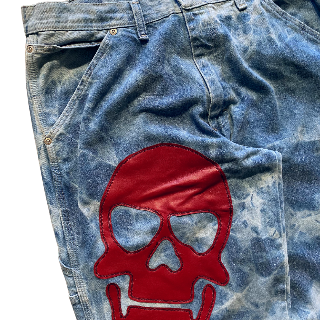 Unapologetic Youth To The Bone 32x32 jeans showing classic denim fabric with a slim fit style.