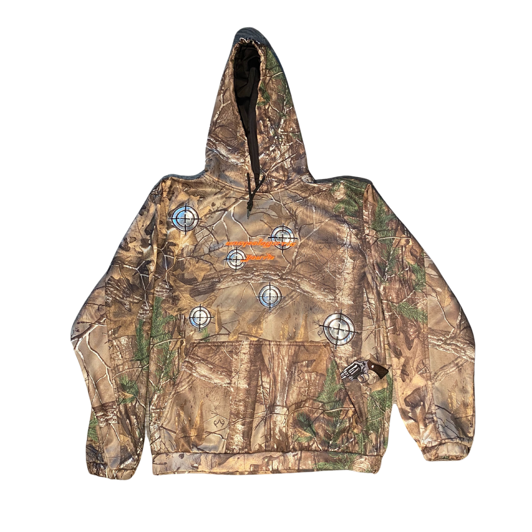 Unapologetic Youth hoodie featuring a comfortable fit and stylish design, shown in a front view with a hood and long sleeves.