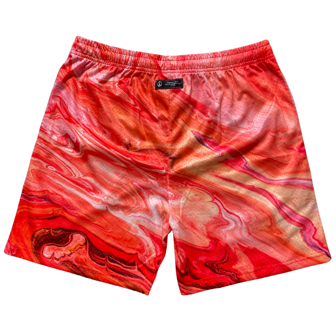 Unapologetic Youth Mars Landing shorts with space-themed design, casual fit, and vibrant colors visible in the image.