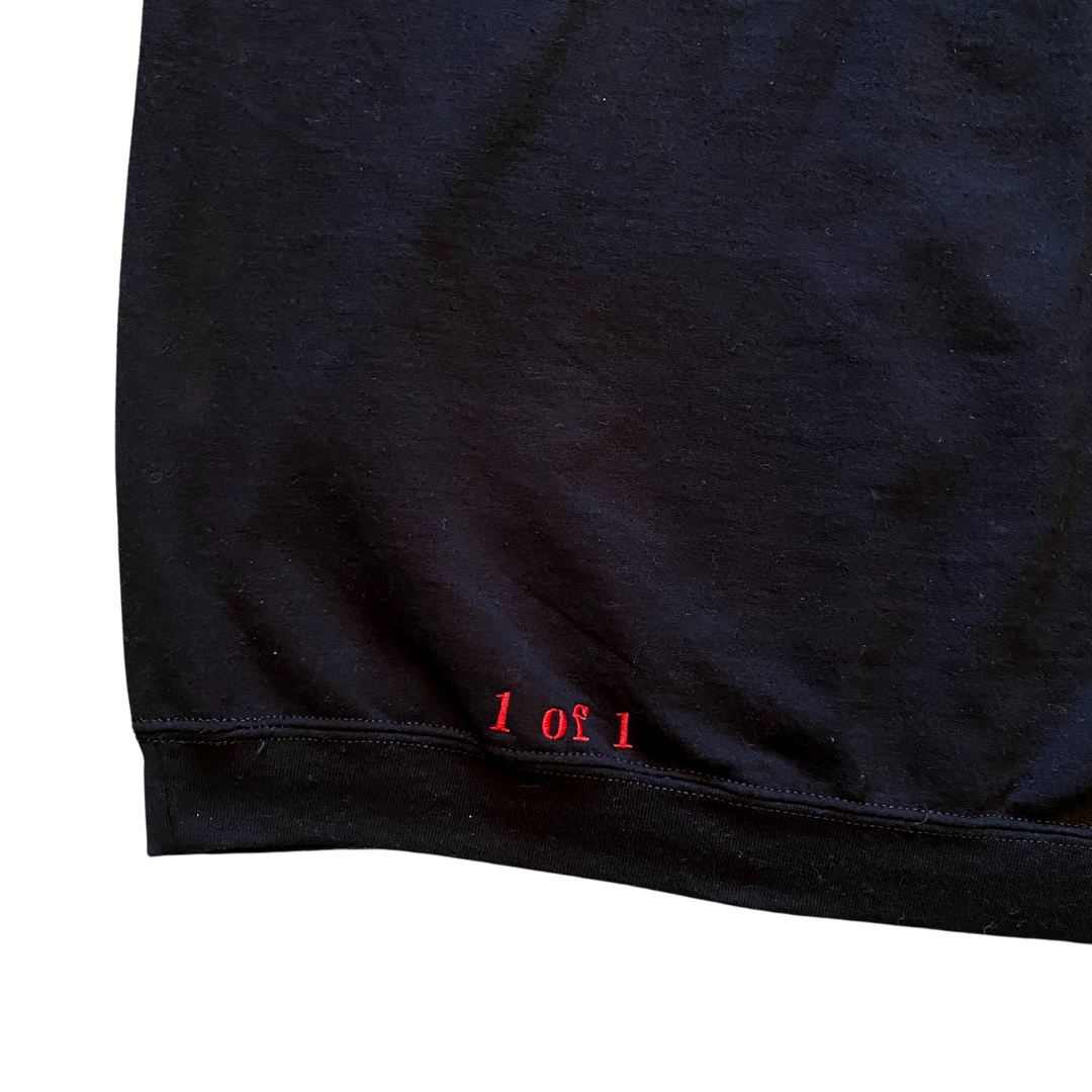 Unapologetic Youth Faces sweatshirt with graphic print, featuring bold face designs on a casual, comfortable sweatshirt.