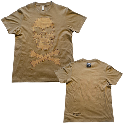 Large natural T-shirt by Unapologetic Youth, featuring a comfortable fit and soft fabric in neutral tones.