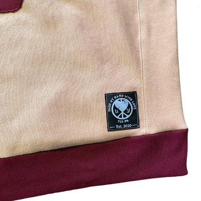 Unapologetic Youth Waves hoodie featuring a blue wave graphic on a black hoodie, casual style with a drawstring hood.