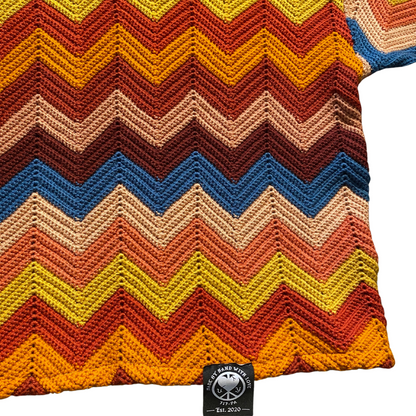 Unapologetic Youth Grandma's Crochet 3/4 T-shirt featuring a stylish crochet pattern design in soft fabric.