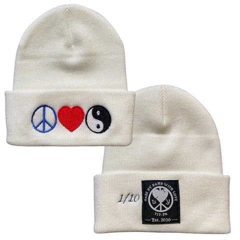 Peace, Love, And Harmony Beanie