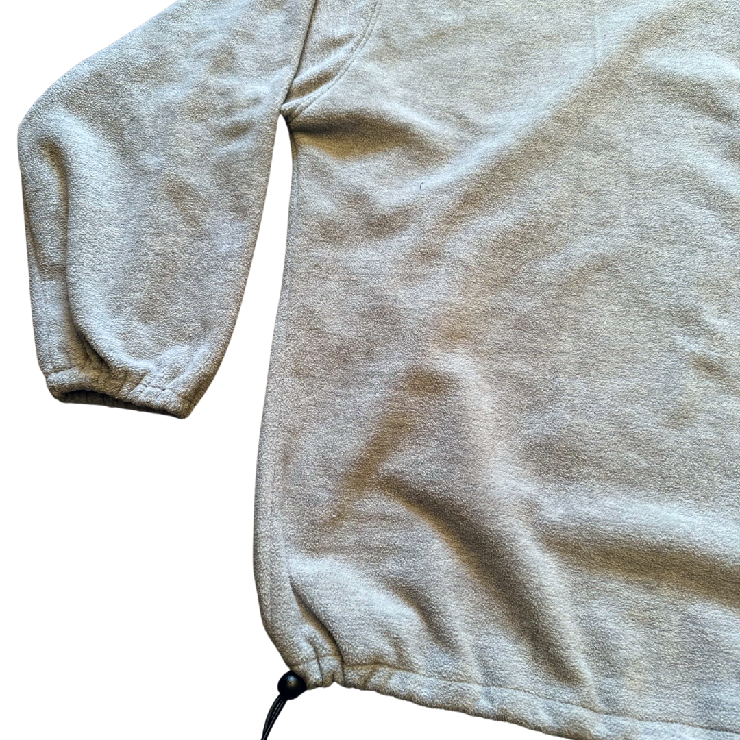 Unapologetic Youth fleece sweatshirt, casual fit with soft fabric and detailed stitching, shown in a front view.