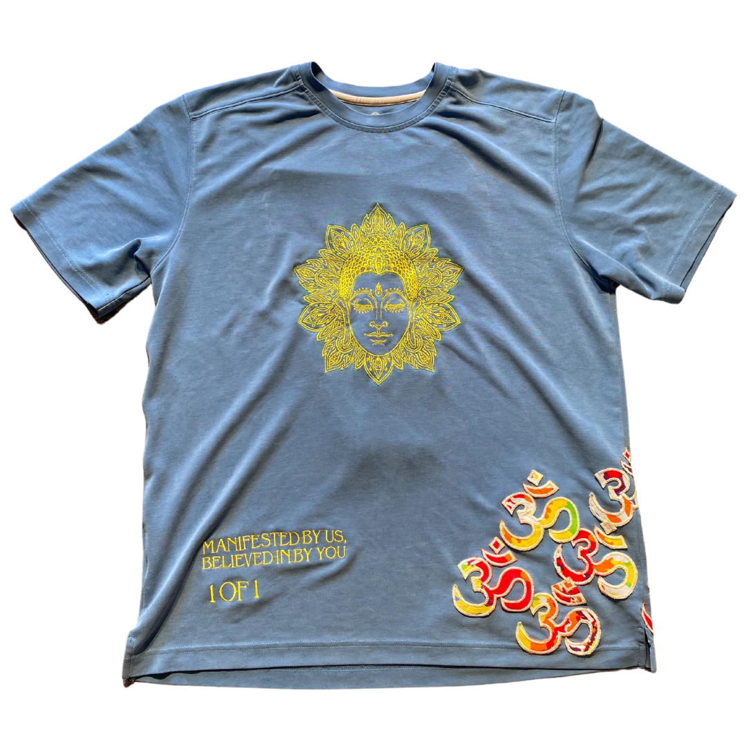 Unapologetic Youth Inner Awakening T-Shirt with bold graphic design in black and white on soft cotton fabric.