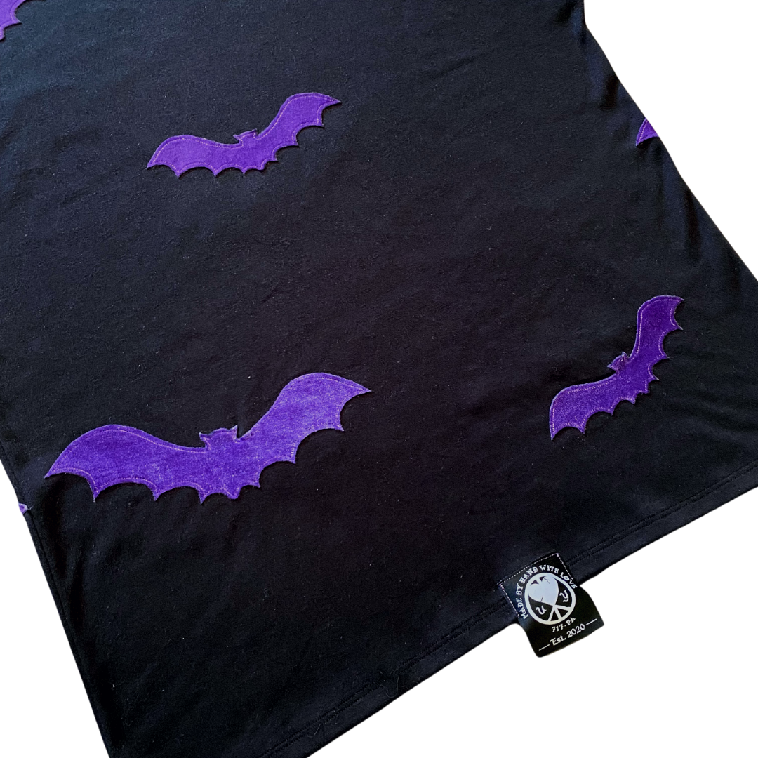 Unapologetic Youth Spooky V2 T-shirt with spooky graphic design, black fabric, and comfortable fit.