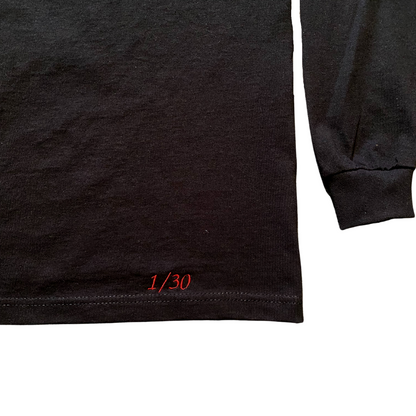 Unapologetic Youth long sleeve shirt titled "Ignite The Flame" featuring bold flame graphic on a black fabric.