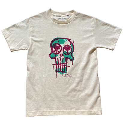 Black Unapologetic Youth small T-shirt with graphic print, casual fit, and short sleeves.