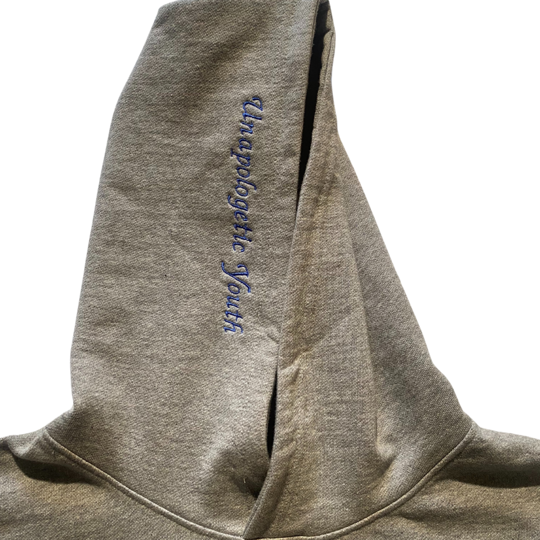 Unapologetic Youth Tarot Reader hoodie featuring a youthful design with tarot symbols, in soft fabric with a comfortable fit.