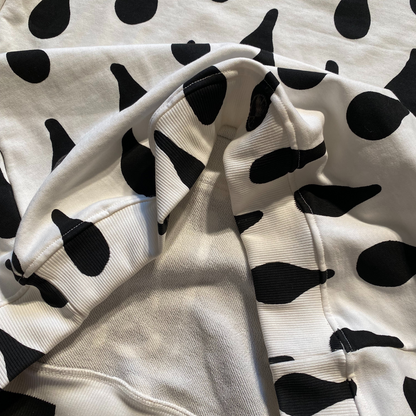 Unapologetic Youth Rain On My Skin hoodie featuring a rain-inspired graphic design and casual fit, front view.