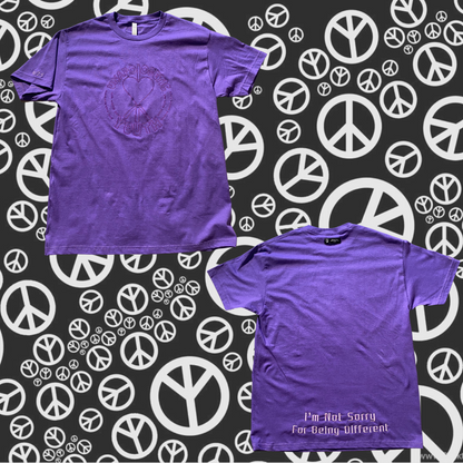 Large Unapologetic Youth T-Shirt with bold graphic design and casual fit, displayed on a plain background.