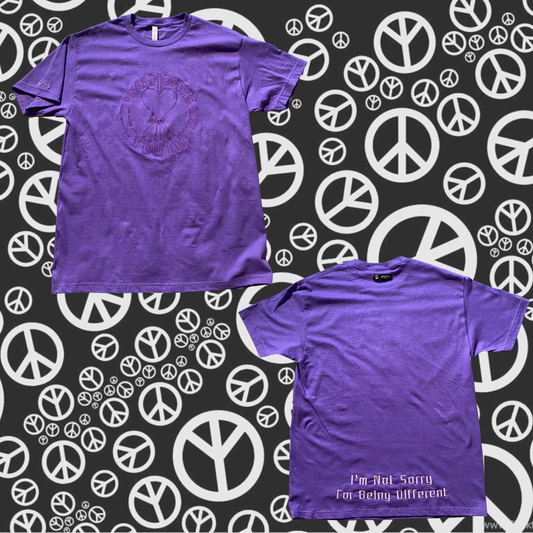 Large Unapologetic Youth T-Shirt with bold graphic design and casual fit, displayed on a plain background.