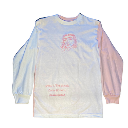 Long sleeve shirt from Unapologetic Youth with a relaxed fit and casual style, shown in a neutral color.