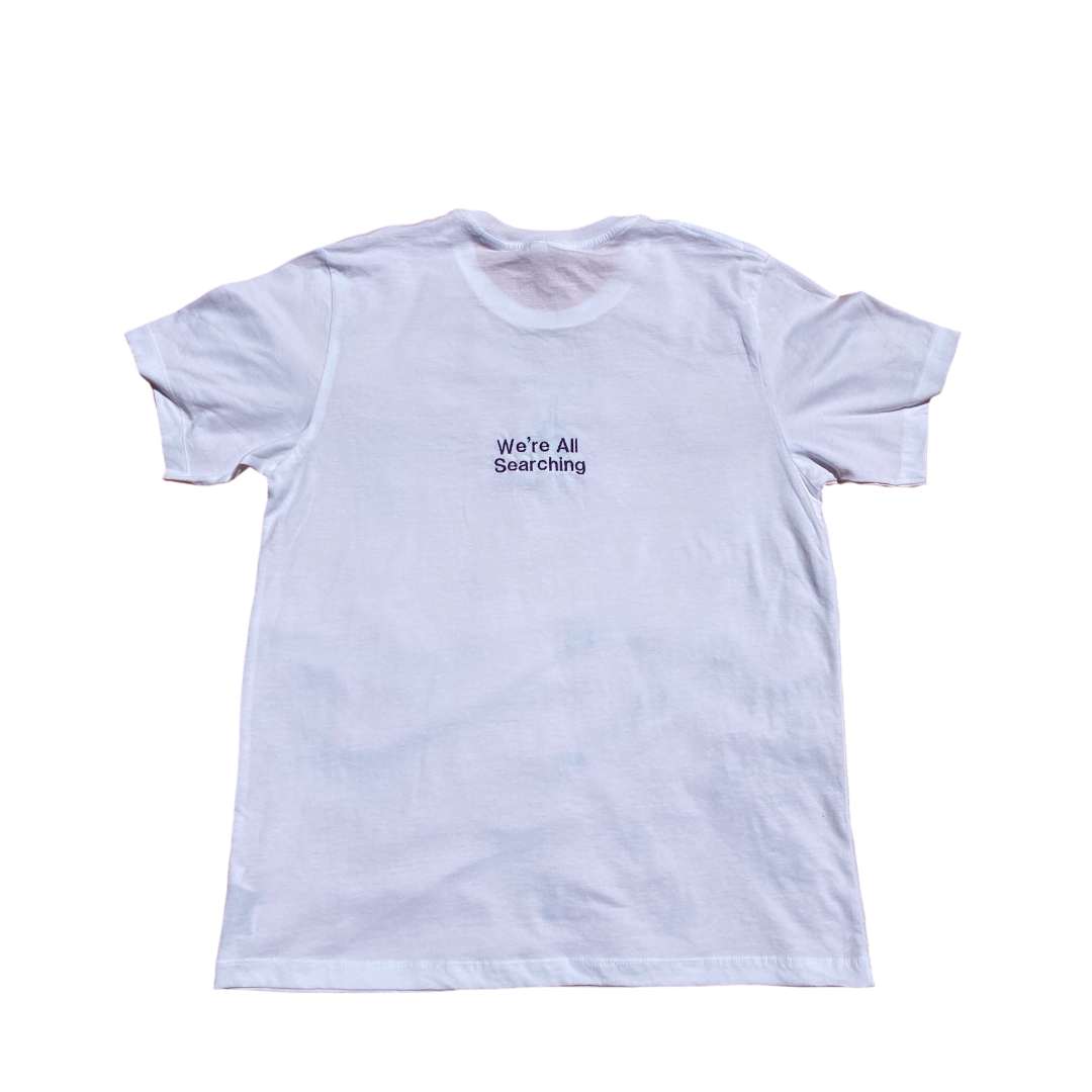 Unapologetic Youth Dark Matter T-shirt featuring a dark, cosmic-inspired design on the back, casual and stylish for everyday wear.