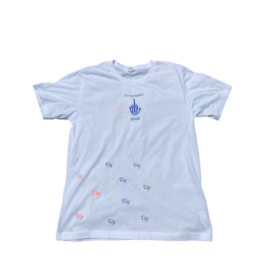 Unapologetic Youth Gator T-shirt featuring a graphic of a fierce gator on a casual cotton shirt.