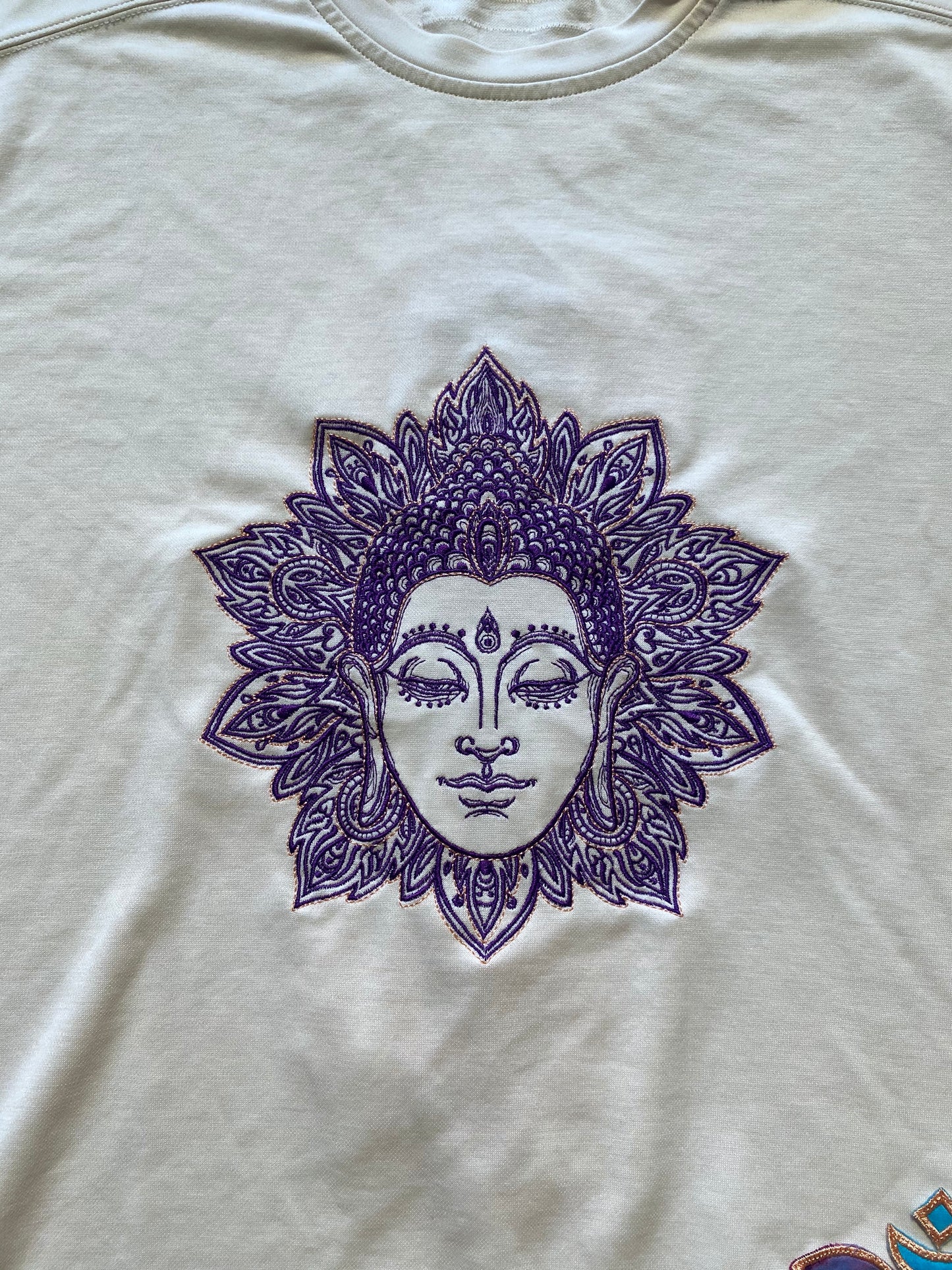 Unapologetic Youth Inner Awakening 2 T-shirt in black with bold white print, casual fit and graphic design on front.
