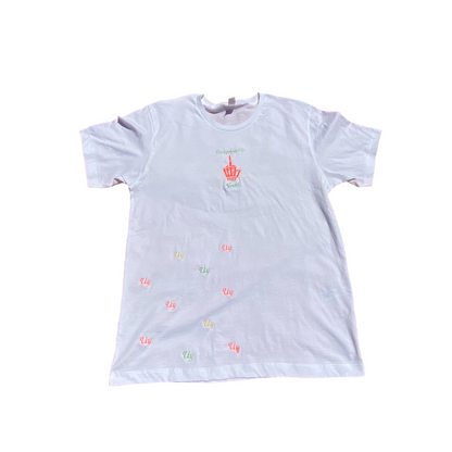 Unapologetic Youth neon lights T-shirt featuring vibrant neon light designs on a casual graphic tee.