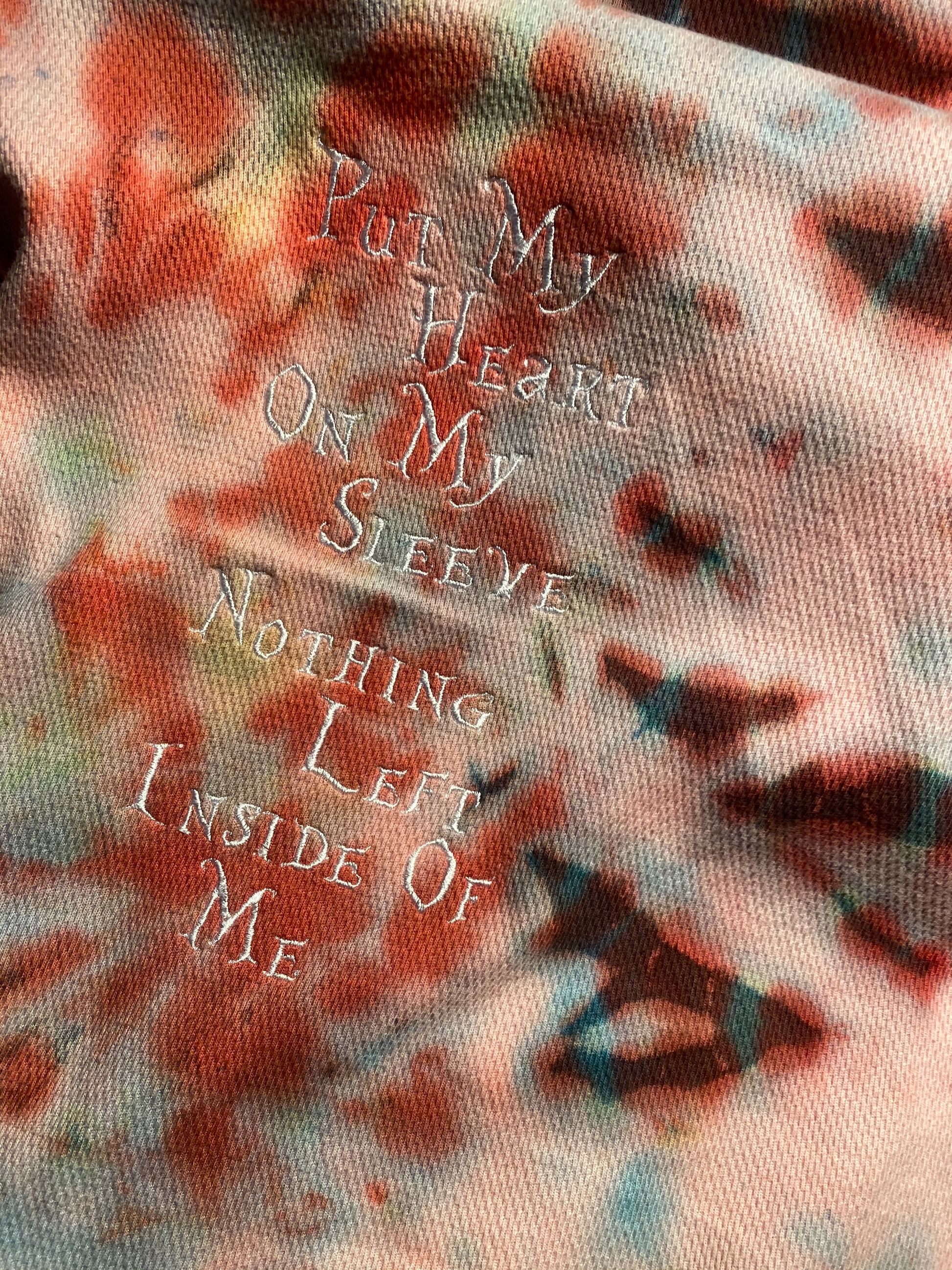 Long sleeve shirt from Unapologetic Youth x Carhartt featuring a numbness-themed graphic design.
